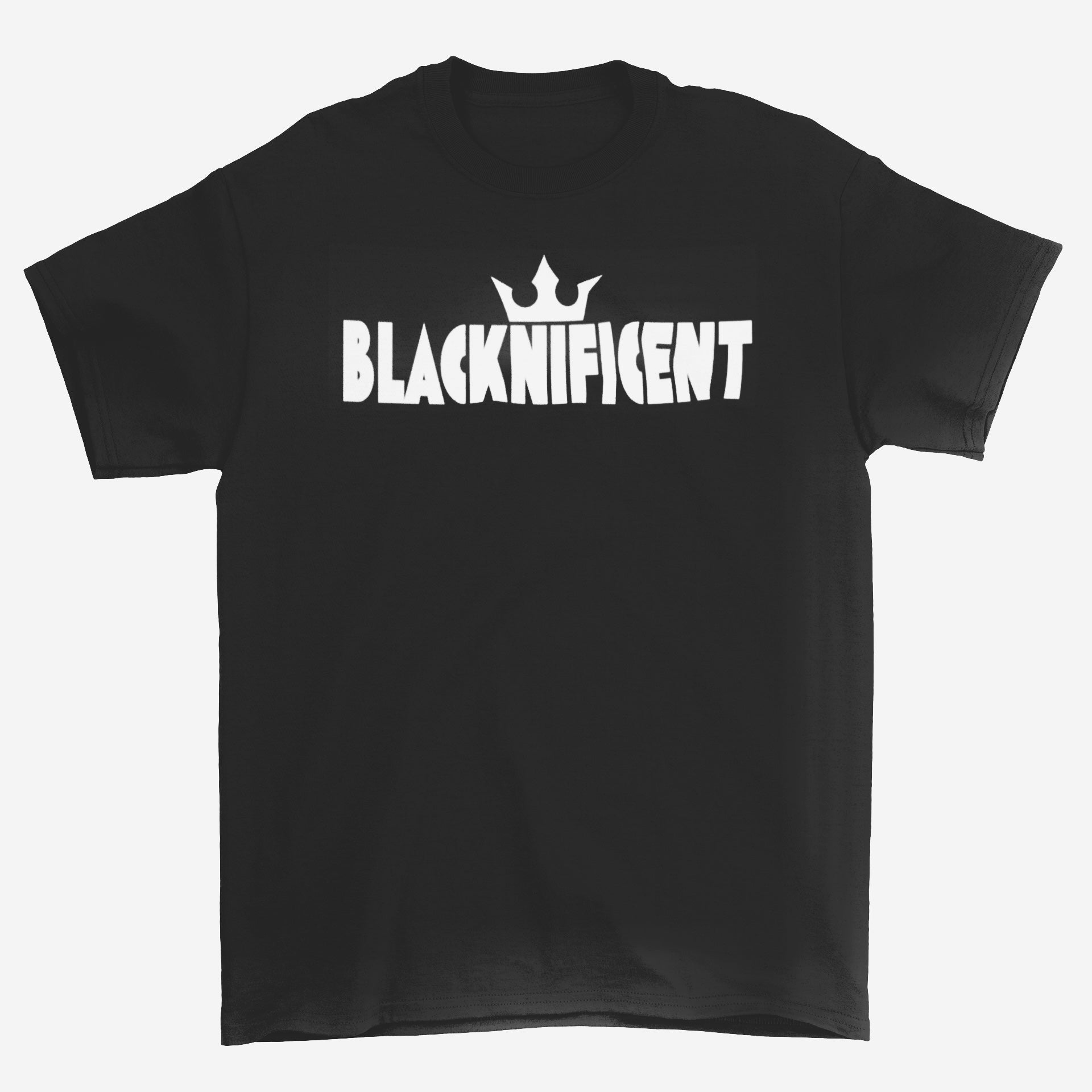 Blacknificent w/Crown T-Shirt Black