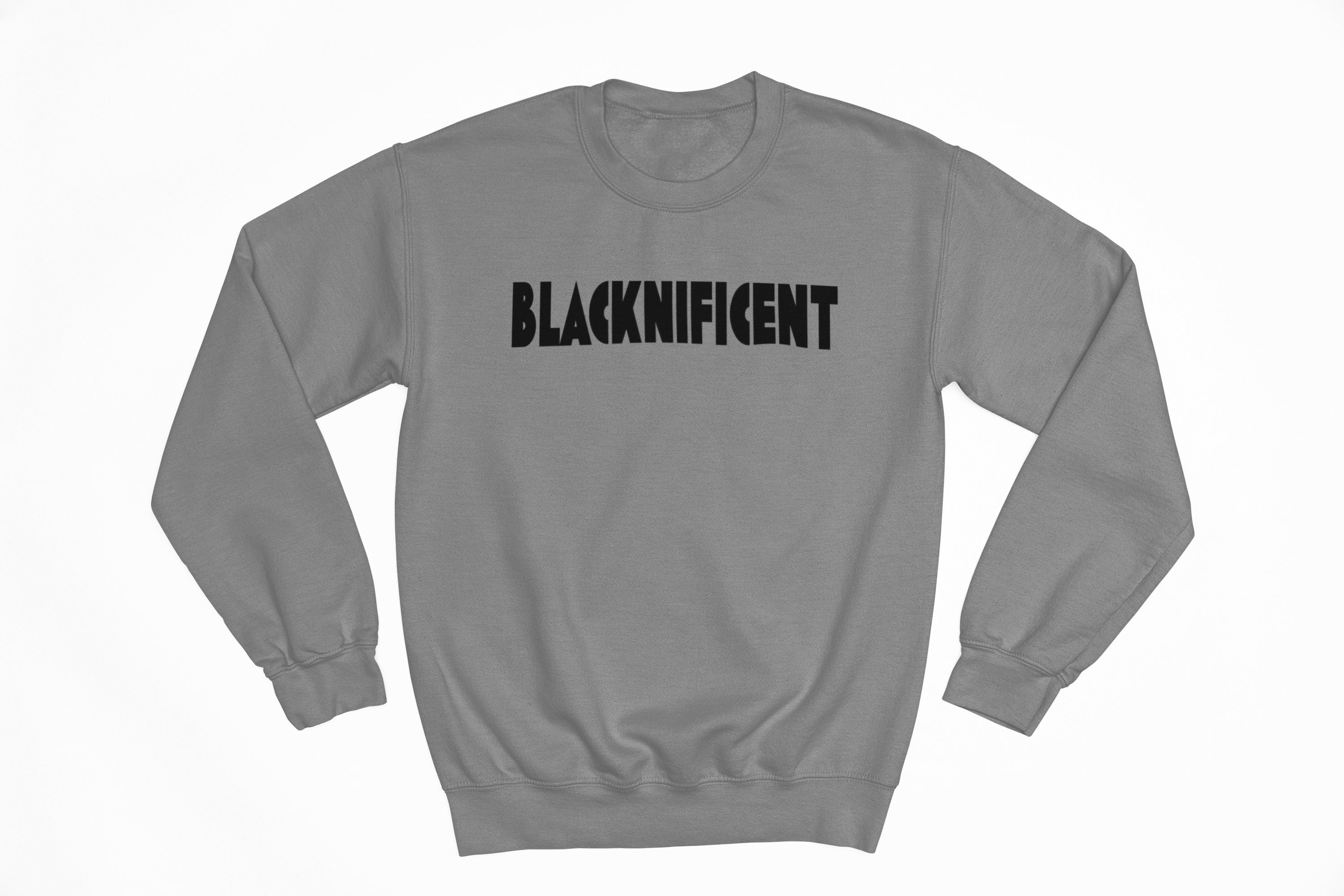 Blacknificent Sweatshirt Gray