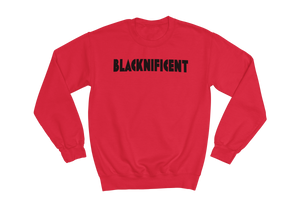 Blacknificent Sweatshirt - Red