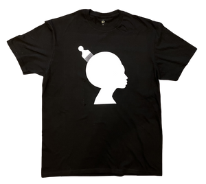 Afro Pick Cameo T-Shirt - Black/White